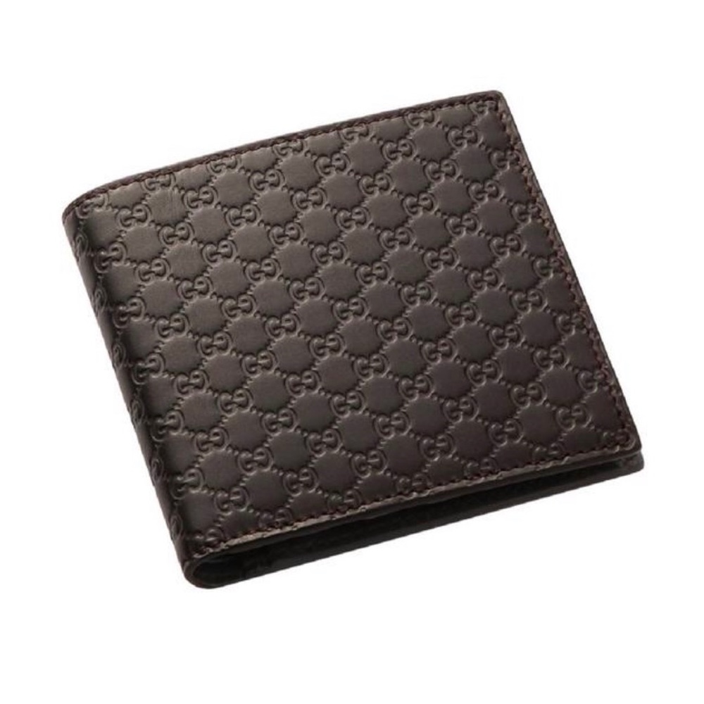 SOLD Gucci Mens brown leather wallet - Picture 1 of 8